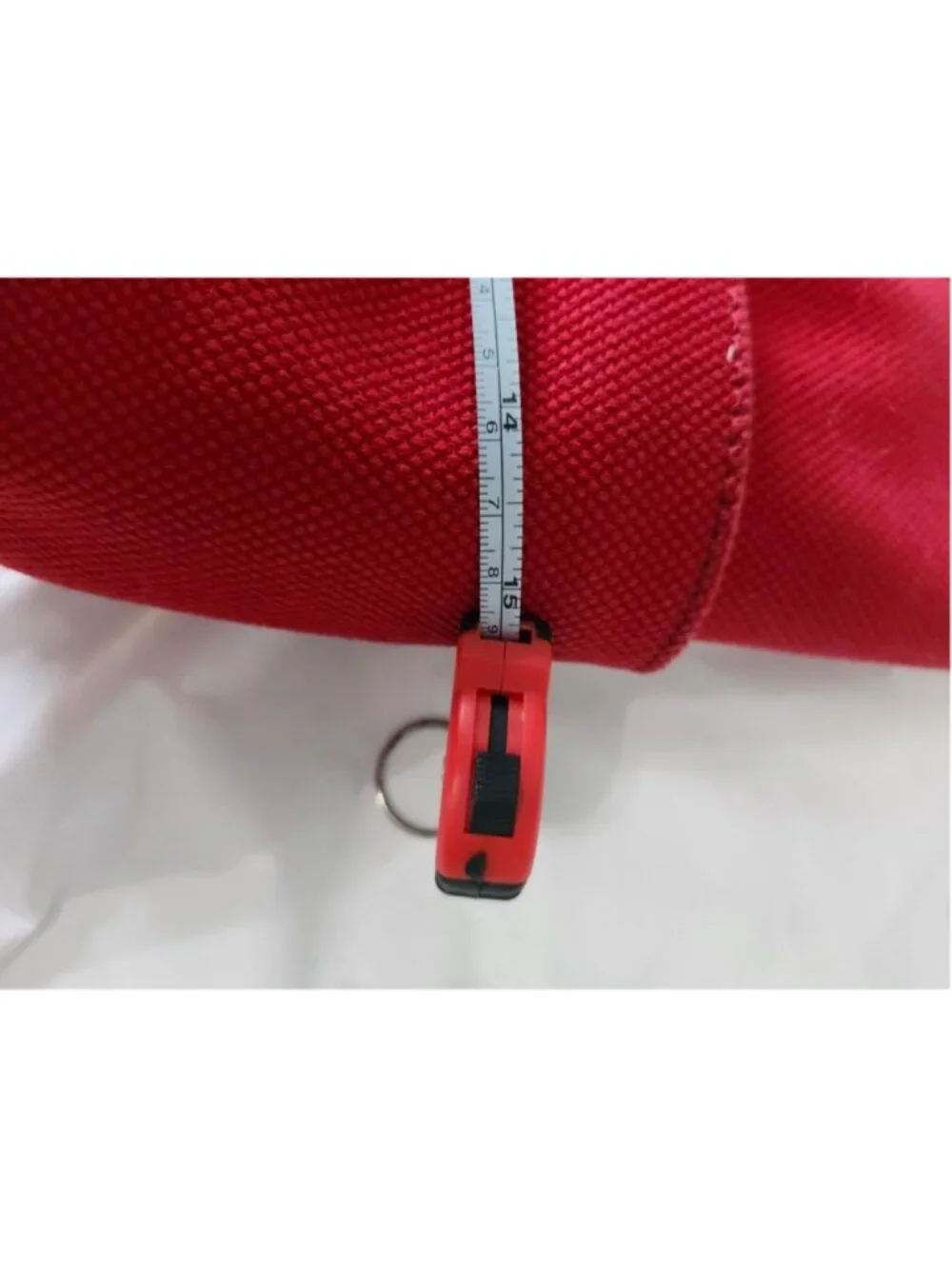 Michael Kors Red Canvas and Leather Tote Bag